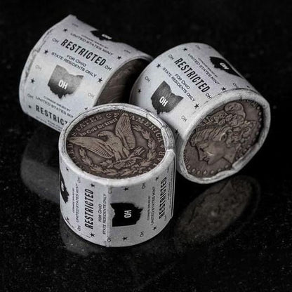 Coin rolls shown in source listing; authenticity not independently verified