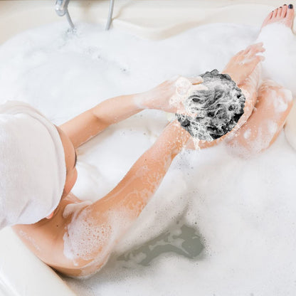 Black Natural Loofah Bath Sponge