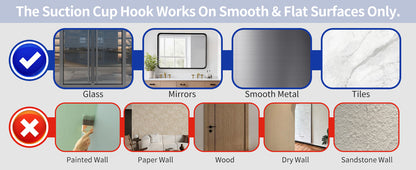 No Drill Waterproof Shower Hooks for Bathroom