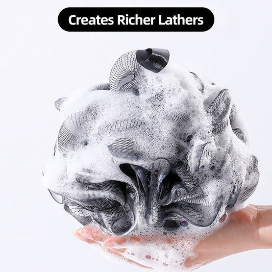 Black Natural Loofah Bath Sponge