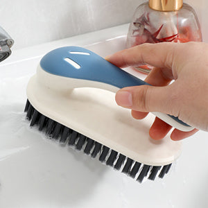 Soft Bristle Scrub Cleaning Brush Stain Remover Brush Fabric Cleaning Brush Laundry Brush Small Scrub Brush Cleaner Household Cleaning Brushes for Carpet, Clothes, Bathroom,Sneaker