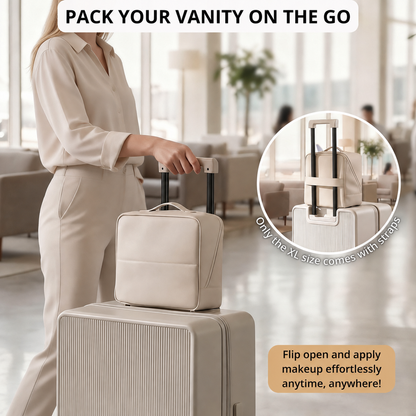 XL Large-Capacity Upright Travel Makeup Bag
