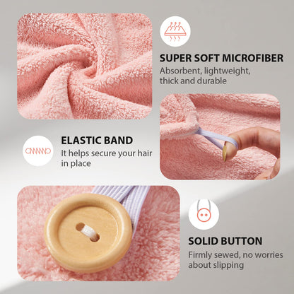 Microfiber Hair Towel for Women, Super Absorbent