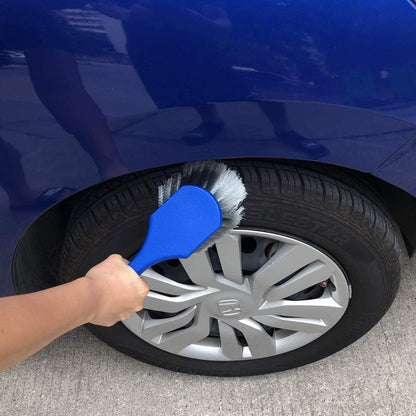 Wheel & Tire Brush for Car Rim, Soft Bristle Car Wash Brush
