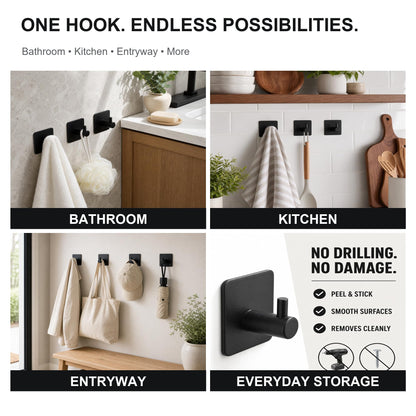 26lb Heavy Duty Adhesive Towel Hooks