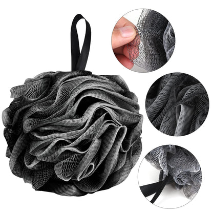 Black Natural Loofah Bath Sponge