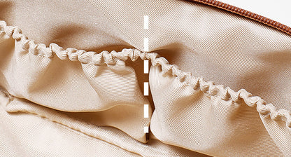 Large Travel Makeup Bag for Women | Multi-Compartment Cosmetic Organizer with Waterproof TPU Brush Compartment and Carry Handle