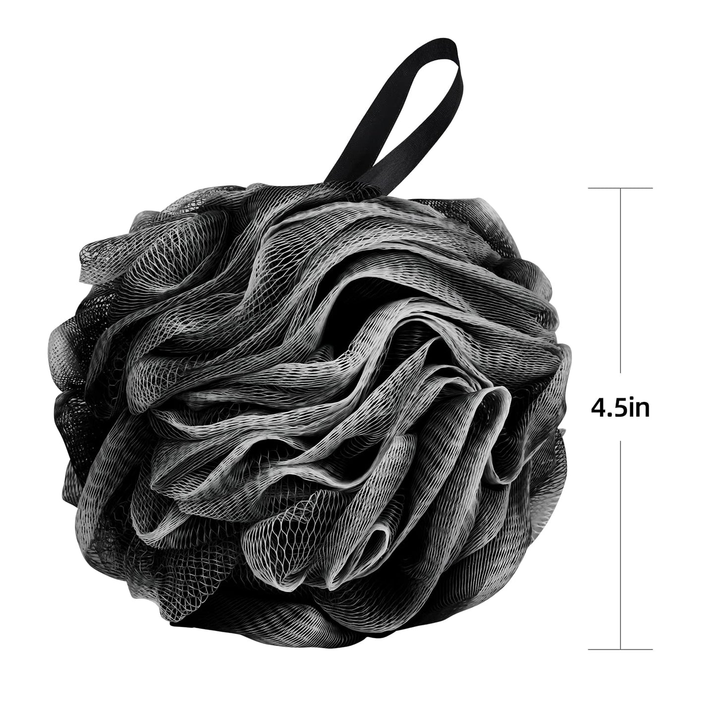 Black Natural Loofah Bath Sponge