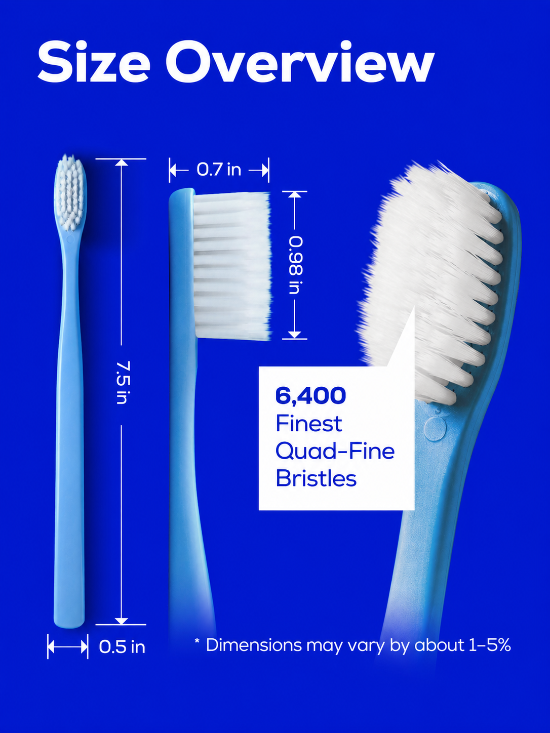 Extra Soft Manual Toothbrush Pack, 6 Count, Deep Cleaning Flossing Toothbrushes for Sensitive Teeth & Receding Gums, Tapered Bristles for Adults & Elders, Help Plaque Removal, Assorted Colors