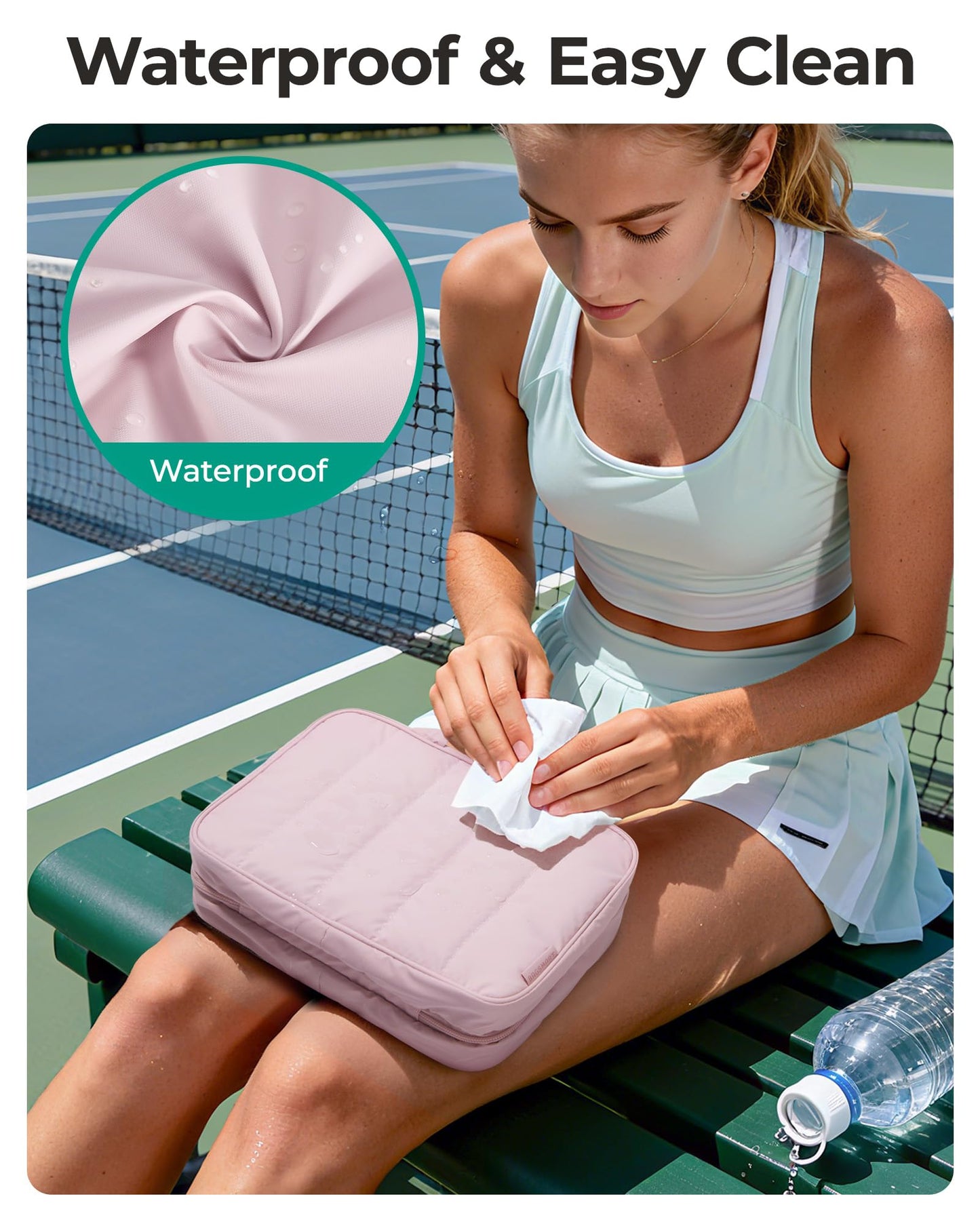 Extra-Large Hanging Travel Toiletry Bag | Four-Tier Clear Compartments, 360° Swivel Hook, and Leak-Resistant PVC Lining