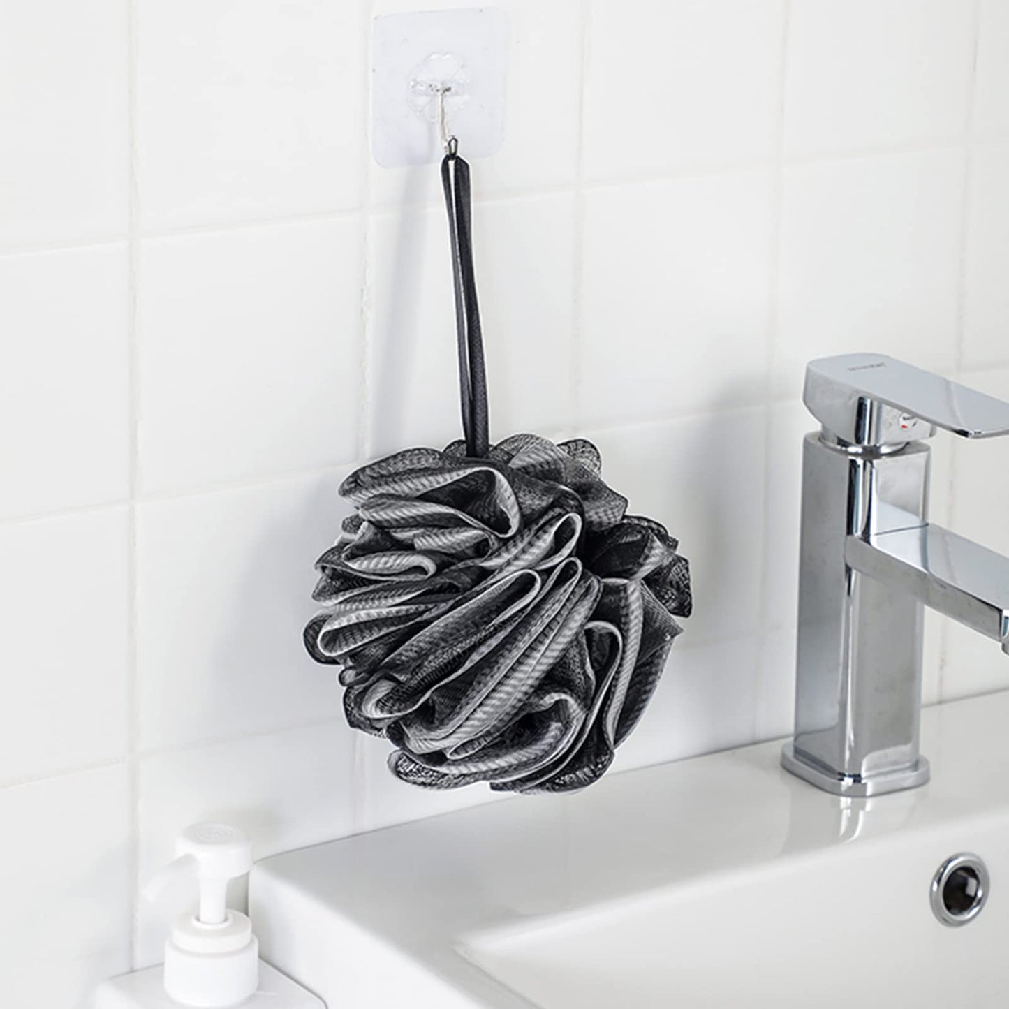 Black Natural Loofah Bath Sponge