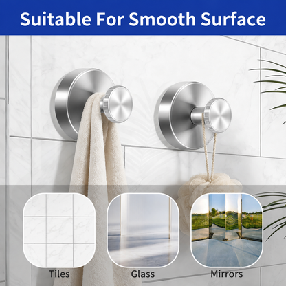 No Drill Waterproof Shower Hooks for Bathroom