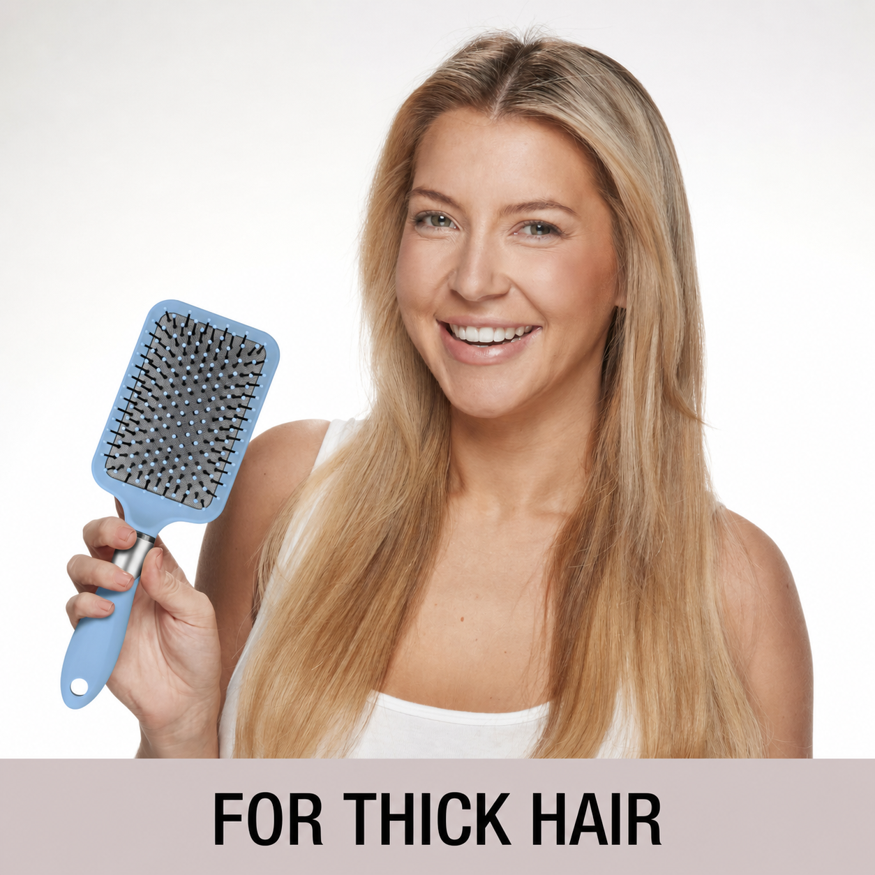 Conair Paddle Hair Brush, Ultra Wide Detangling Design for Thick Hair