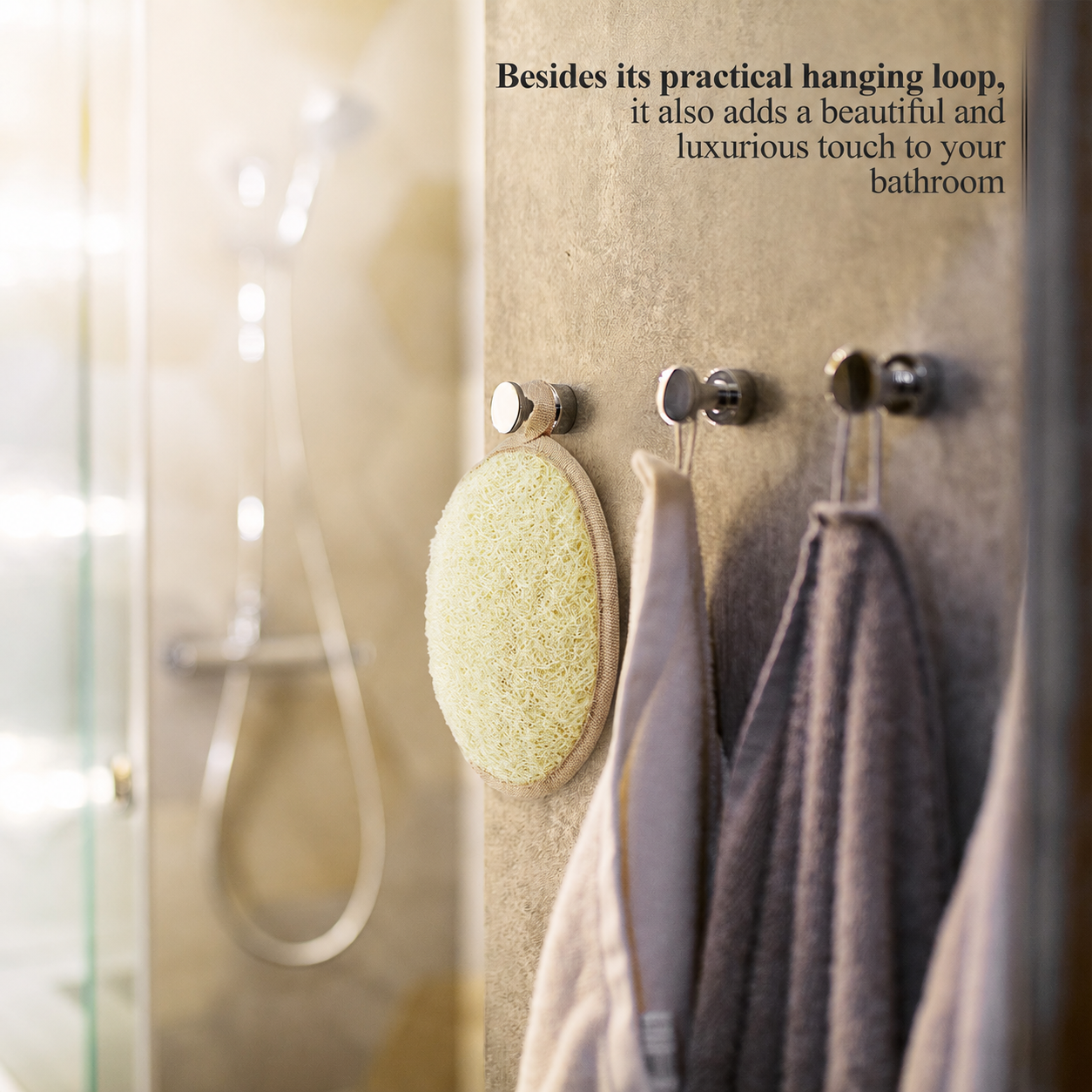 Natural Loofah Exfoliating Bath Sponge