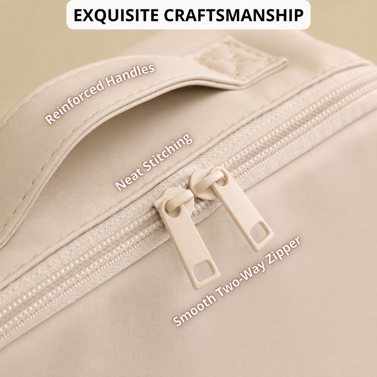 XL Large-Capacity Upright Travel Makeup Bag