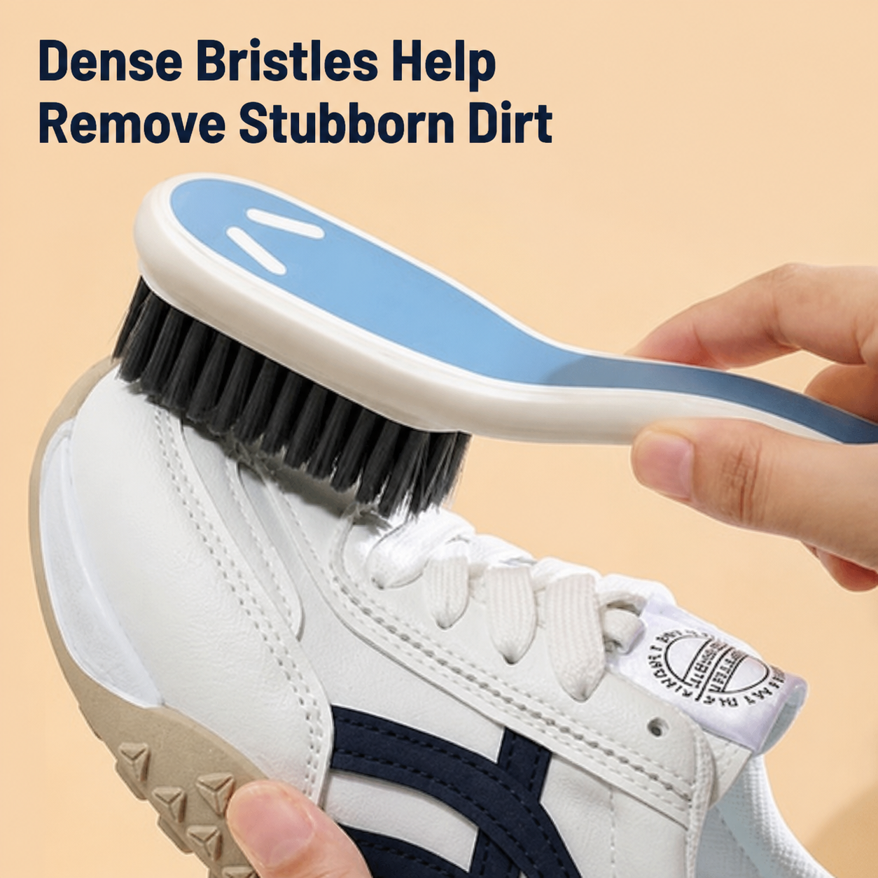 Soft Bristle Scrub Cleaning Brush Stain Remover Brush Fabric Cleaning Brush Laundry Brush Small Scrub Brush Cleaner Household Cleaning Brushes for Carpet, Clothes, Bathroom,Sneaker